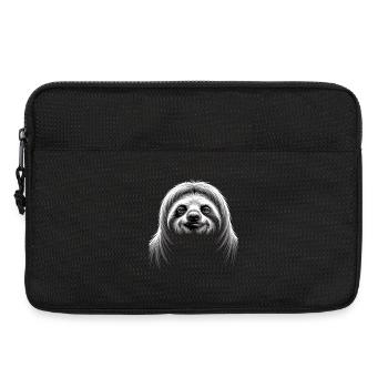 Faultier - Laptoptasche 13" - Schwarz - Vorne