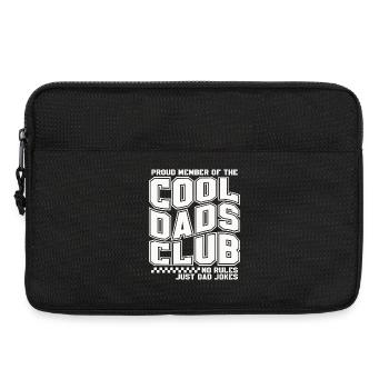 Cool Dads Club - Papa Vatertag Geschenk - Laptoptasche 13" - Schwarz - Vorne