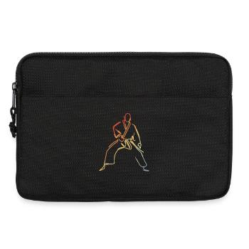 Judoka Skizze Vintage Look - Laptoptasche 13" - Schwarz - Vorne