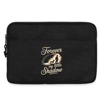 Dackel Schatten - Laptoptasche 13" - Schwarz - Vorne