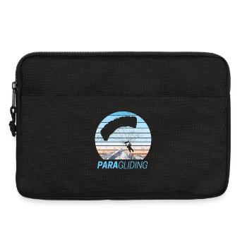 Parapente Vintage Gleitschirmfliegen Design - Sacoche pour ordinateur portable 13 pouces - noir - Devant