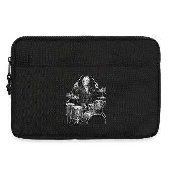 James Buchanan spielt Schlagzeug - Laptoptasche 13" - Schwarz - Vorne