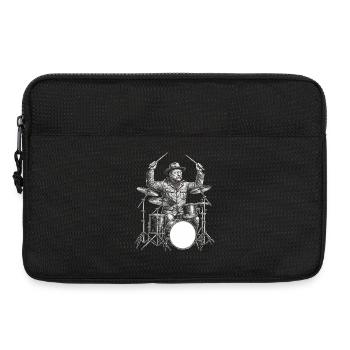 Theodore Roosevelt plays drums - Laptop bag 13" - black - Front