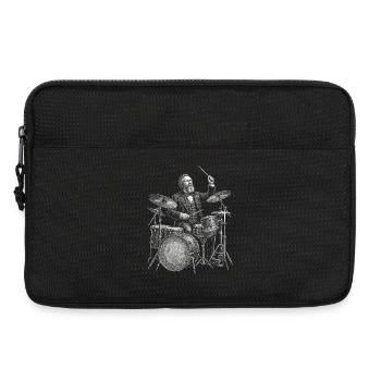 Rutherford B. Hayes spielt Schlagzeug - Laptoptasche 13" - Schwarz - Vorne