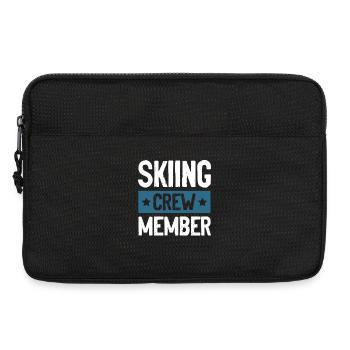 Équipe de ski - Sacoche pour ordinateur portable 13 pouces - noir - Devant