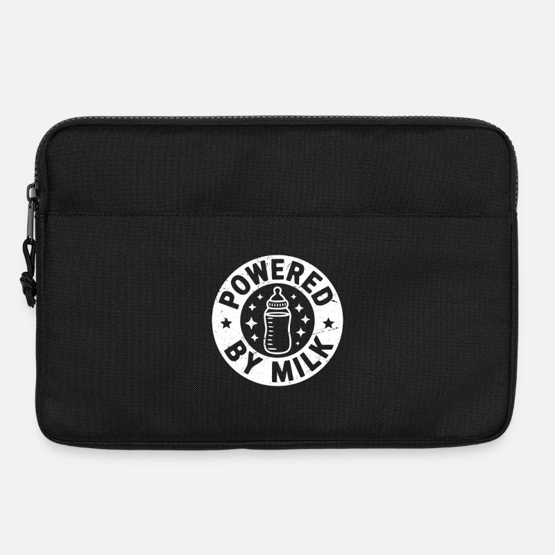 powered by milk - Laptoptasche 13" - Schwarz