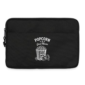 Billet de cinéma Popcorn et Good Movies - Sacoche pour ordinateur portable 13 pouces - noir - Devant