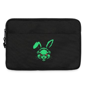 Rythmes néon - Sacoche pour ordinateur portable 13 pouces - noir - Devant