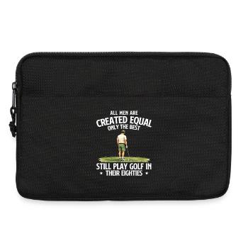 Best Men Golf in ihren Achtzigern-Humor - Laptoptasche 13" - Schwarz - Vorne