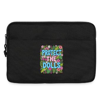 LGBTQ-Pride-Monat – Schützt die Puppen - Laptoptasche 13" - Schwarz - Vorne
