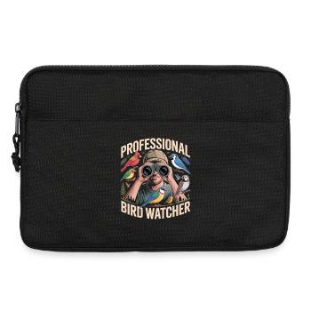 Observateur professionnel d’oiseaux Observateur d’oiseaux - Sacoche pour ordinateur portable 13 pouces - noir - Devant