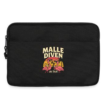 Malle Divas en tournée Fête féminine Flamingo à Majorque - Sacoche pour ordinateur portable 13 pouces - noir - Devant