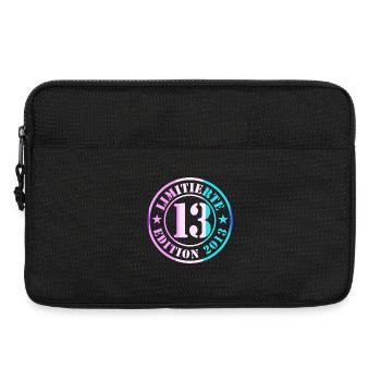 13th Birthday Boy - Laptop bag 13" - black - Front