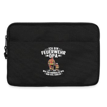 Feuerwehr Opa Cooler Feuerwehrmann - Laptoptasche 13" - Schwarz - Vorne
