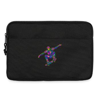 Skateboarder Skateboarder Kids Skateboard coloré - Sacoche pour ordinateur portable 13 pouces - noir - Devant