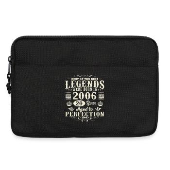 20 Jahre 2006 Vintage Retro Geburtstagsgeschenk - Laptoptasche 13" - Schwarz - Vorne
