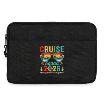 Cruise Squad 2026 Créer des souvenirs - Sacoche pour ordinateur portable 13 pouces - noir - Devant
