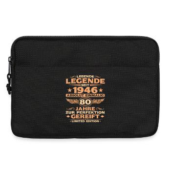 Absolut Einmalig 1946 – 80. Geburtstag Retro - Laptoptasche 13" - Schwarz - Vorne