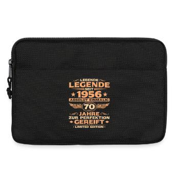Absolut Einmalig 1956 – 70. Geburtstag Retro - Laptoptasche 13" - Schwarz - Vorne