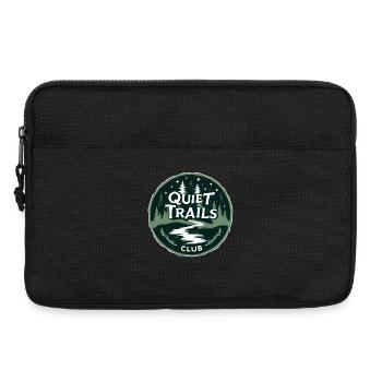 Quiet Trails Club Langsames Wandern Wald - Laptoptasche 13" - Schwarz - Vorne