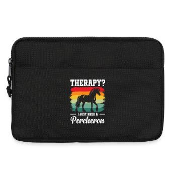  Percheron Outfit for Horse Owner Equestrian - Laptop bag 13" - black - Front