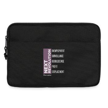 Anti AI Industrial Revolution - Laptoptasche 13" - Schwarz - Vorne