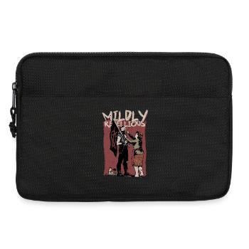 Punk For A Day Midly Rebellious - Laptop bag 13" - black - Front