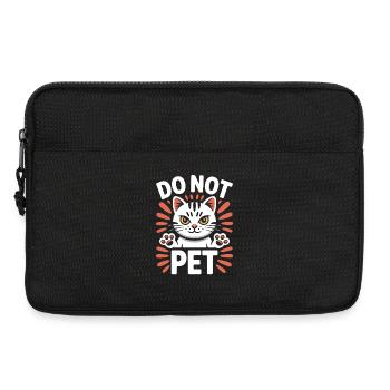 Do Not Pet Introvertiert Abstand Ruhe Anti Social - Laptoptasche 13" - Schwarz - Vorne