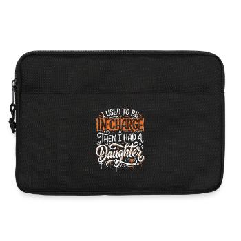 Früher Chefin Jetzt Tochter – Mama Power - Laptoptasche 13" - Schwarz - Vorne