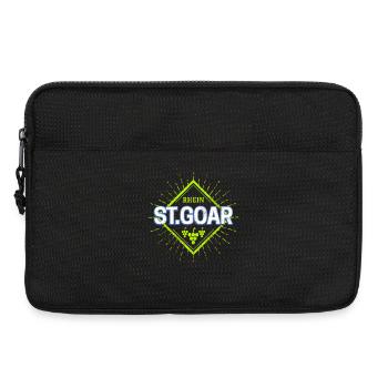 St. Goar am Rhein Retro Weintrauben Vintage Design - Laptoptasche 13" - Schwarz - Vorne