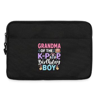 Grandma of The K-Pop Birthday Boy - Laptop bag 13" - black - Front