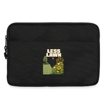 Less Lawn More Life Native Pollinator Garden - Laptop bag 13" - black - Front