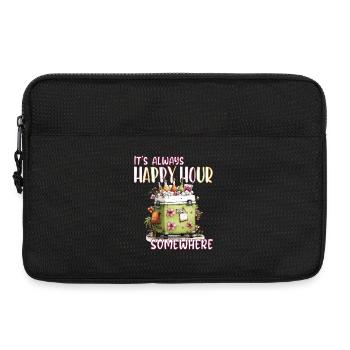 Happy Hour Somewhere - Laptop bag 13" - black - Front