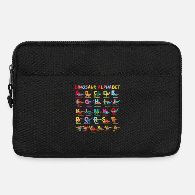 Alphabet Dinosaurier Alphabet Child - Laptoptasche 13" - Schwarz