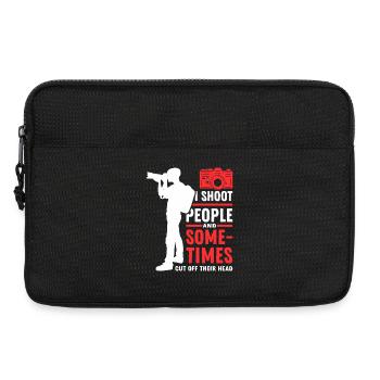 Fotoshooting Dark Humor T-Shirt - Laptoptasche 13" - Schwarz - Vorne