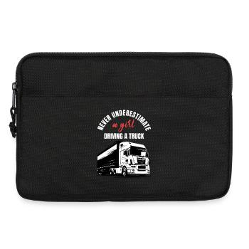 Pouvoir des filles des routiers - Sacoche pour ordinateur portable 13 pouces - noir - Devant