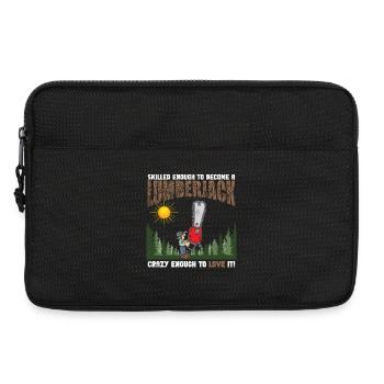 Skilled Crazy Lumberjack - Laptop bag 13" - black - Front