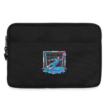 Gardien de but liquide qui goutte - Sacoche pour ordinateur portable 13 pouces - noir - Devant