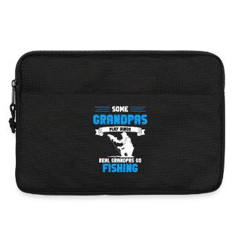 Vrais Grandpas Fish - Sacoche pour ordinateur portable 13 pouces - noir - Devant