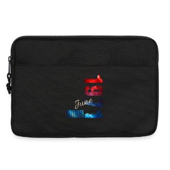 Cadeau du 55e anniversaire Millésime juin 1971 - Sacoche pour ordinateur portable 13 pouces - noir - Devant