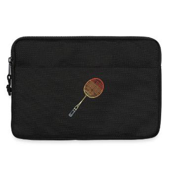 Esquisse de raquette de badminton - Sacoche pour ordinateur portable 13 pouces - noir - Devant