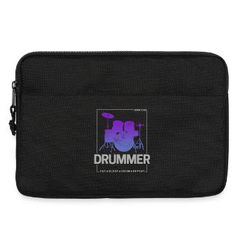 Born To Be Drummer for Drummers and Musicians - Laptop bag 13" - black - Front