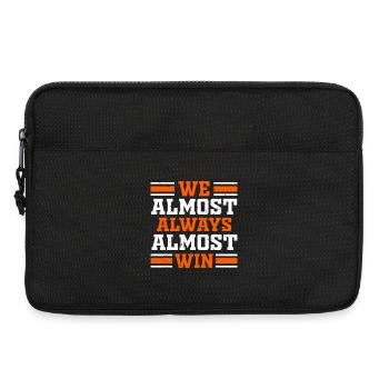 We Almost Always Win - Laptop bag 13" - black - Front