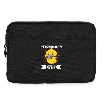 Psychisch Am Ente Lustiger Spruch Humor  - Laptoptasche 13" - Schwarz - Vorne