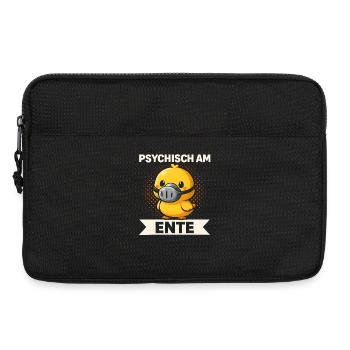Psychisch Am Ente Lustiger Spruch Humor  - Laptoptasche 13" - Schwarz - Vorne