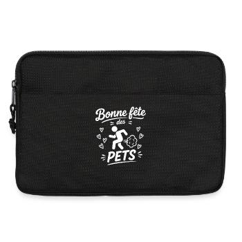 Fête des Pets en Action - Sacoche pour ordinateur portable 13 pouces - noir - Devant