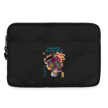 Powered By Booster Packs Trading Card Collector - Laptop bag 13" - black - Front