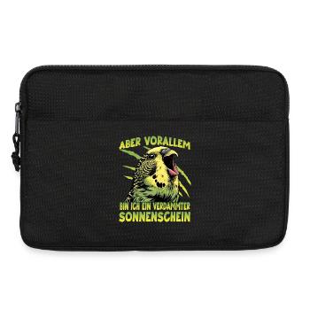 Papagei Welli Vogel Fans Geschenk Wellensittich - Laptoptasche 13" - Schwarz - Vorne