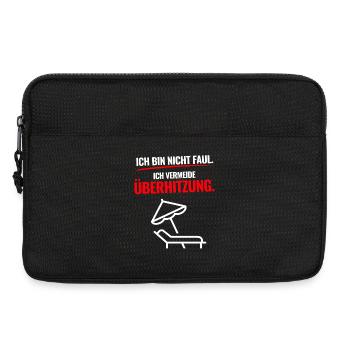 Zu Heiß Für Leistung - Laptoptasche 13" - Schwarz - Vorne