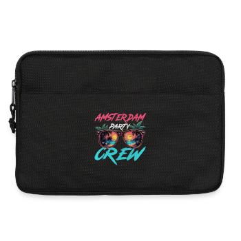 Amsterdam Party Crew - Laptop bag 13" - black - Front
